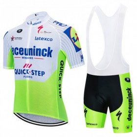 Tenue Maillot + Cuissard à Bretelles 2020 Deceuninck-Quick-Step N002